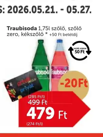 Traubisoda szőlő, szőlő zero, kékszőlő