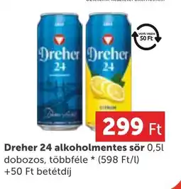 PRIVÁT Dreher 24 alkoholmentes sör ajánlat
