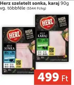 PRIVÁT Herz szeletelt sonka, karaj ajánlat