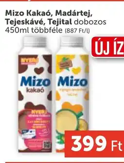 PRIVÁT Mizo Kakaó, Madártej, Tejeskávé, Tejital ajánlat