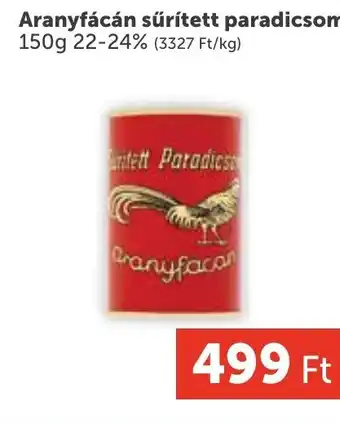 PRIVÁT Aranyfácán sűrített paradicsom ajánlat