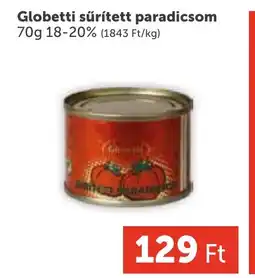 PRIVÁT Globetti sűrített paradicsom ajánlat