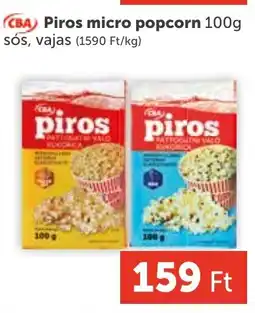 PRIVÁT Cba Piros micro popcorn ajánlat