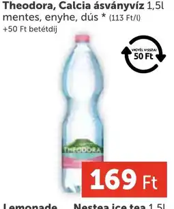 PRIVÁT Theodora Calcia ásványvíz ajánlat