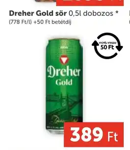 PRIVÁT Dreher Gold sör ajánlat