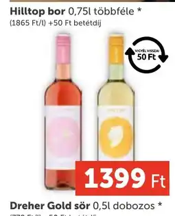 PRIVÁT Hilltop bor ajánlat