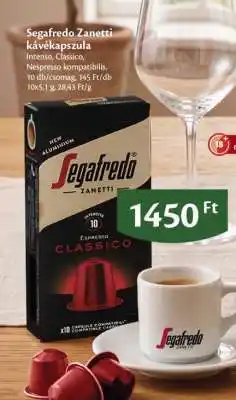 Segafredo Zanetti kávékapszula
