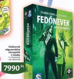 EcoFamily Fedőnevek négyszemközt társasjáték 2. kiadás ajánlat