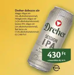 EcoFamily DREHER DOBOZOS SÖR ajánlat