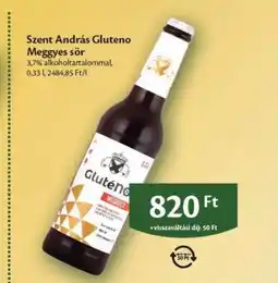 EcoFamily Szent András Gluteno Meggyes sör ajánlat