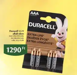 EcoFamily Duracell 1,5 V alkáli elem ajánlat