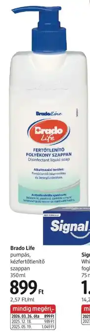 Brado Life pumpás kézfertőtlenítő szappan