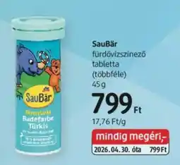 DM SauBär fürdővízszínező tabletta ajánlat