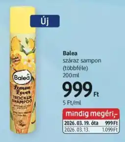 DM Balea száraz sampon ajánlat