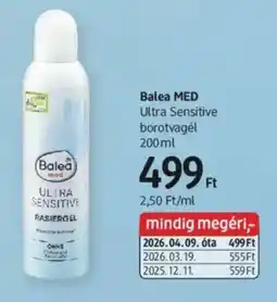 DM Balea med Ultra Sensitive borotvagél ajánlat