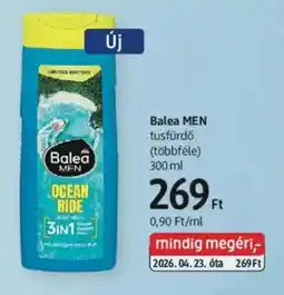 DM Balea men tusfürdő ajánlat