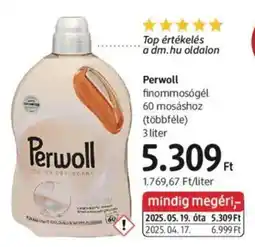 DM Perwoll finommosógél ajánlat
