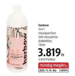 DM Herbow 3 in 1 mosóparfüm ajánlat