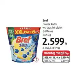 DM Bref Power Aktiv wc-tisztító blokk ajánlat
