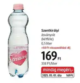 DM Szentkirályi ásványvíz ajánlat