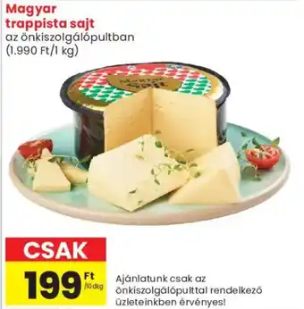 Spar Market Magyar trappista sajt ajánlat