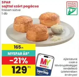 Spar Market Spar sajttal szórt pogácsa ajánlat