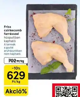 Tesco Friss csirkecomb farrésszel ajánlat
