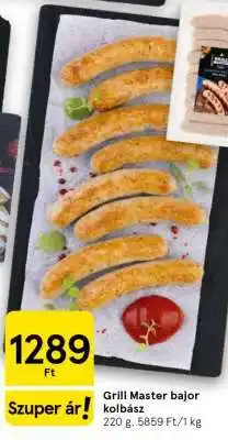 Tesco Grill Master bajor kolbász ajánlat