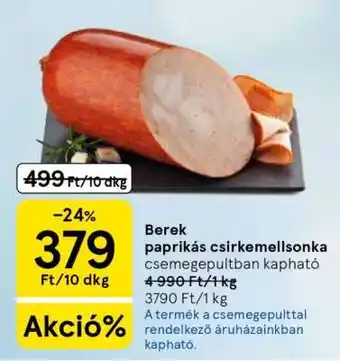 Tesco Berek paprikás csirkemellsonka ajánlat