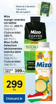 Tesco Mizo mangó-ananász ízű tejital ajánlat