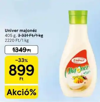 Tesco UNIVER﻿﻿ Majonéz ajánlat