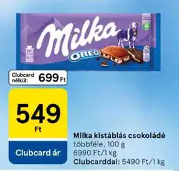 Tesco Milka kistáblás csokoládé ajánlat