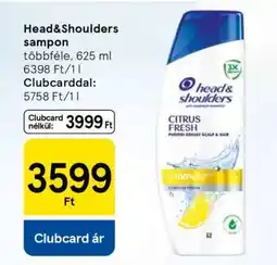 Tesco HEAD & SHOULDERS Sampon ajánlat