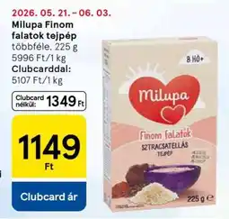Tesco Milupa Finom Falatok Tejpép ajánlat