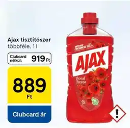 Tesco Ajax tisztítószer ajánlat