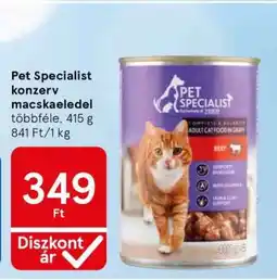 Tesco Pet Specialist konzerv macskaeledel ajánlat