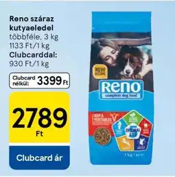 Tesco RENO Száraz kutyaeledel ajánlat