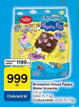 Tesco Brompton House Peppa Malac brownie ajánlat