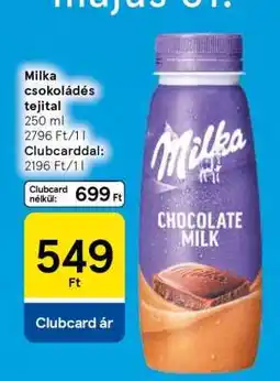 Tesco Milka csokoládés tejital ajánlat