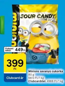 Tesco Minions savanyú cukorka ajánlat