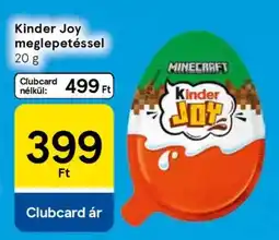 Tesco Kinder Joy meglepetéssel ajánlat