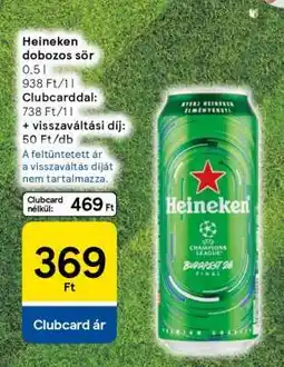 Tesco Heineken Dobozos Sör ajánlat