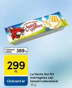 Tesco La Vache Qui Rit mártogatós sajt kenyérrudacskával ajánlat