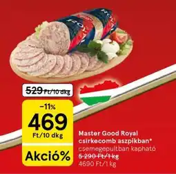 Tesco Master Good Royal csirkecomb aszpikban ajánlat