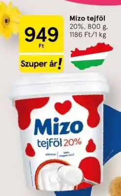 Tesco MIZO Tejföl ajánlat