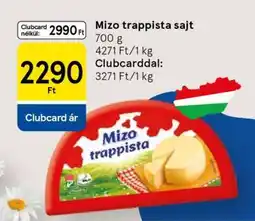Tesco MIZO Trappista sajt ajánlat