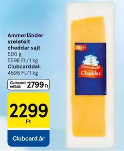 Tesco Ammerländer Szeletelt Cheddar Sajt ajánlat