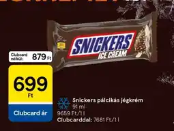 Tesco SNICKERS PÁLCIKÁS JÉGKRÉM ajánlat