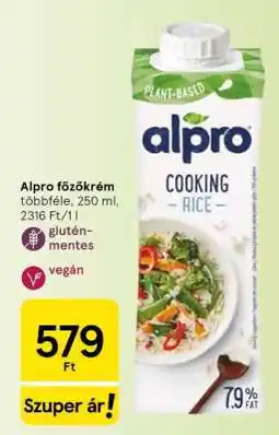 Tesco ALPRO Főzőkrém ajánlat
