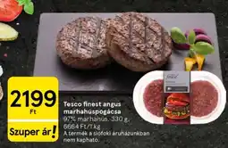 Tesco Tesco finest angus marhahúspogácsa ajánlat